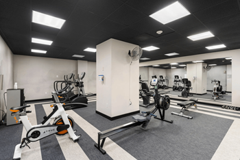 Two level fitness center